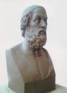 Η προτομή του Ομήρου στην Ιθάκη!